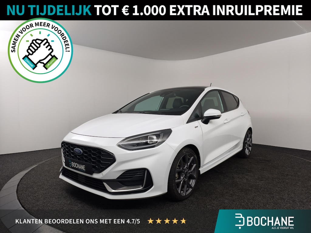 Ford Fiesta 1.0 EcoBoost Hybrid ST-Line Vignale | stoelverwarming | achteruitrijcamera | navigatie |