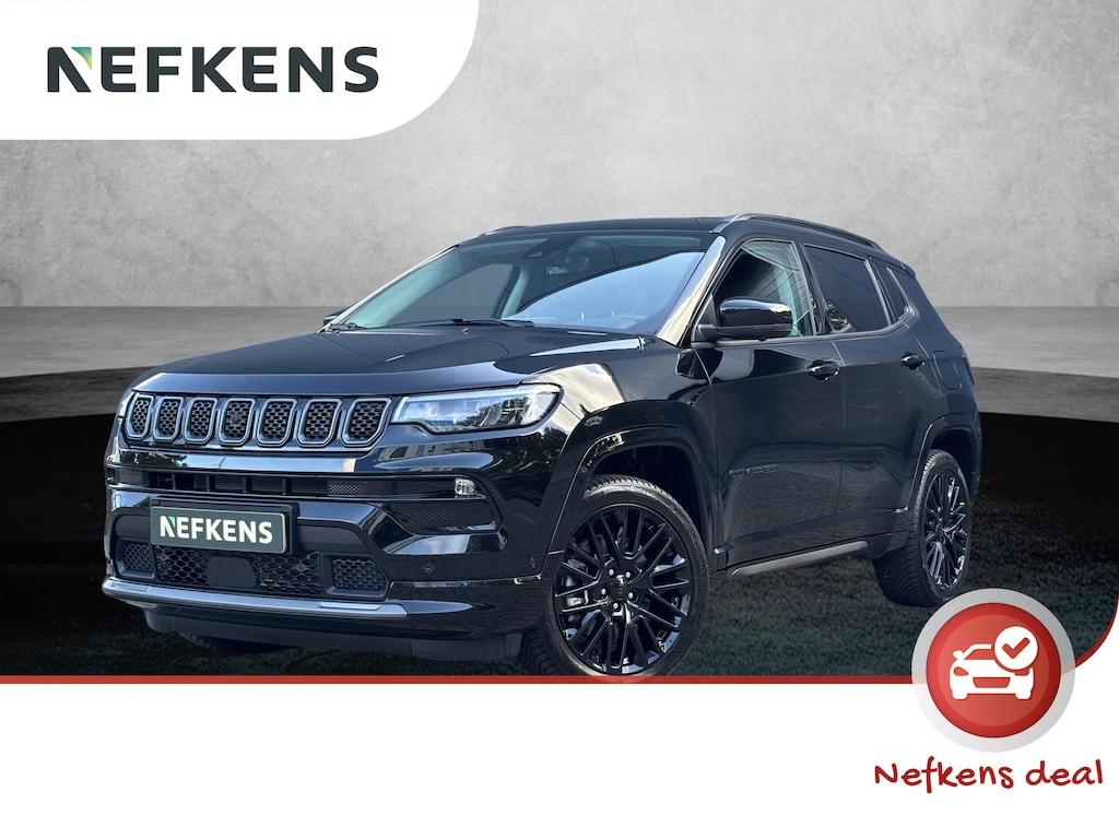 Jeep Compass 240pk Plug-in Hybrid S | Camera v+a | Stoelverwarming | Elektr. verst. voorstoelen | Premium audio