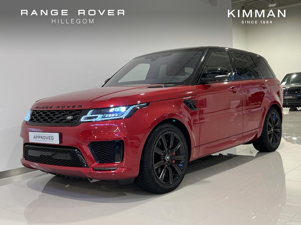Land Rover Range Rover Sport P400e HSE Dynamic | Black Pack | Schuif/kantel dak | 21 inch Gloss Black velgen