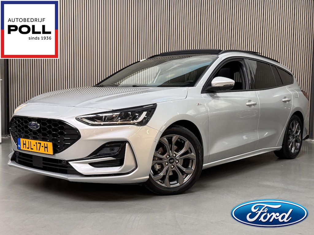 Ford Focus 155pk Eco Hybrid Automaat ST Line Panoramadak Camera Winter Parking Dodehoek pack Adap Cruise Wagon