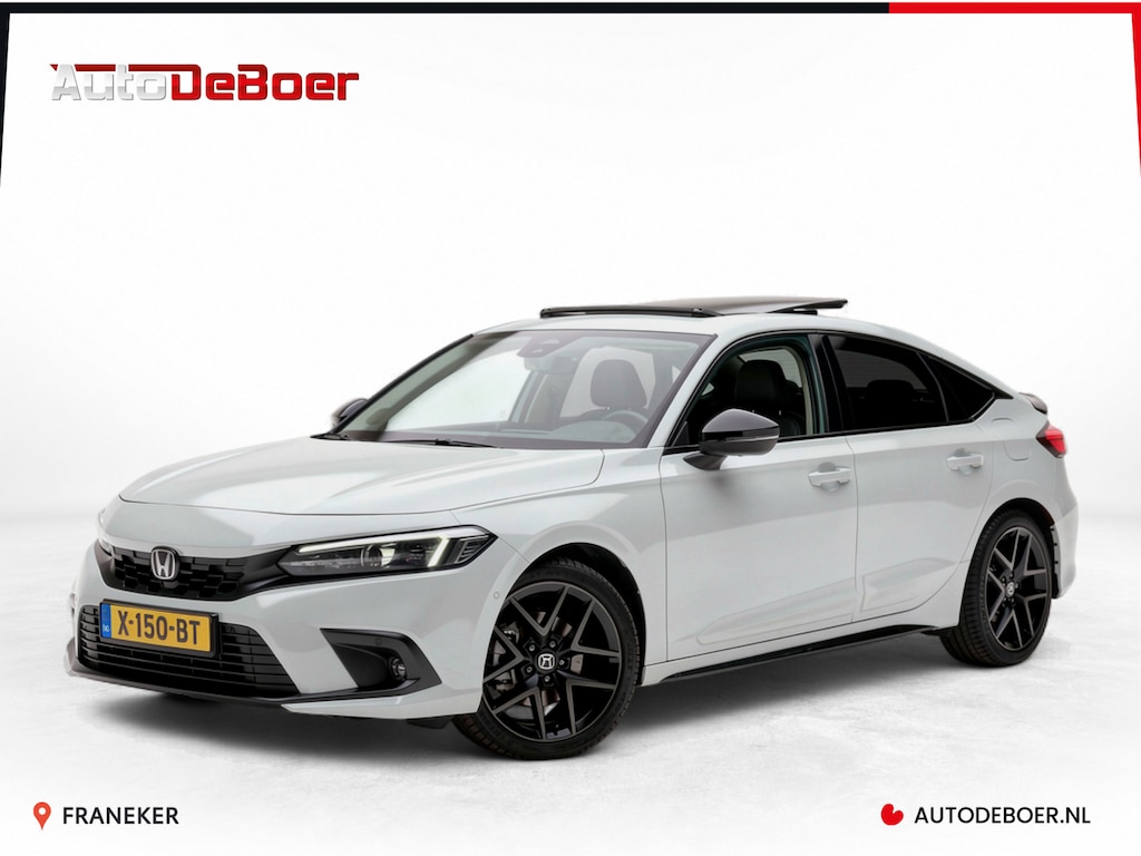 Honda Civic 2.0 e:HEV Advance | Matrix | BOSE | schuif/kantel dak | Origineel leder | Sport pack | incl. Bovag garantie + afl. pakket