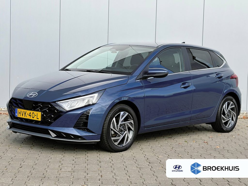 Hyundai i20 1.0 T-GDI 100pk Premium | Carplay | Climate control | Cruise control | Stoel/stuurverwarming | Camera | Parkeersensoren | DAB | Premium Audio | Lichtmetalen velgen | Navigatie