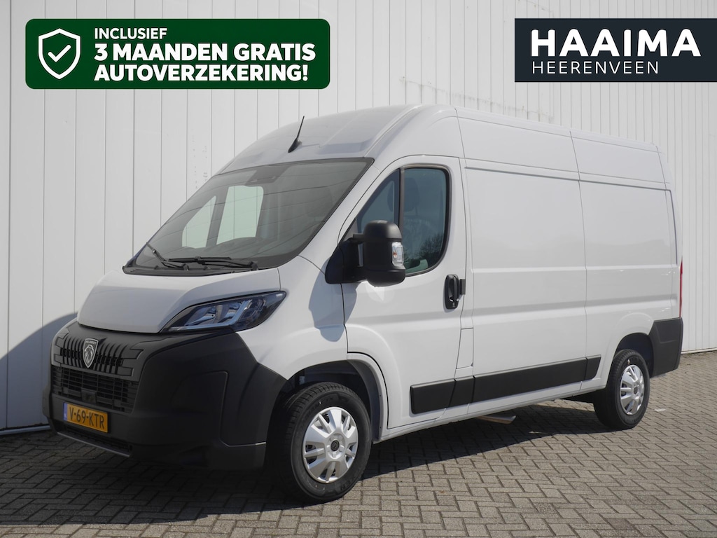 Peugeot Boxer 2.2 BlueHDi 120pk L2H2 3.0t | 2-Zits | Achteruitrijcamera | Cruise Control | Airco | | USB aansluiting | Betimmering | Sidebars