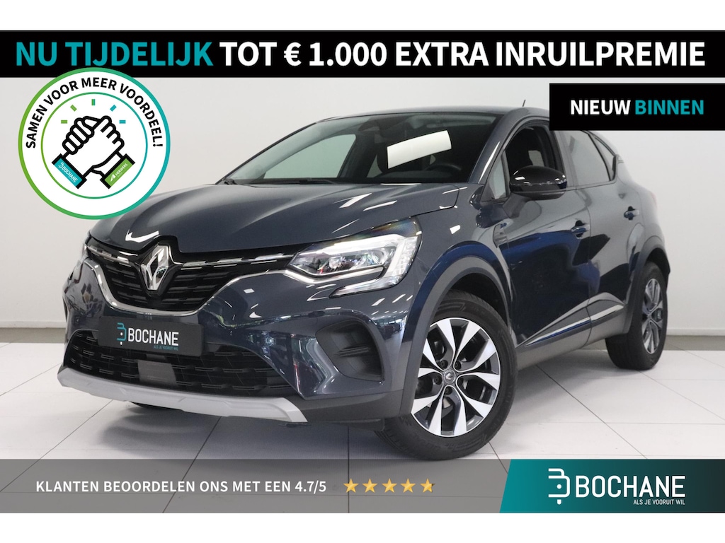 Renault Captur 1.0 TCe 100 Zen | Climatronic | Parkeersensor | Navigatie | Key-Less | Lichtmetaal | Stoelverwarming |