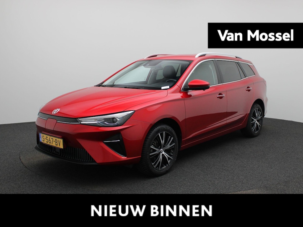 MG MG5 Electric Standard Range Luxury 50 kWh | WORDT VERWACHT | ACHTERUITRIJCAMERA | STOELVERWARMING | APPLE CARPLAY | ANDROID AUTO | CRUISECONTROL | LEDEREN BEKLEDING |