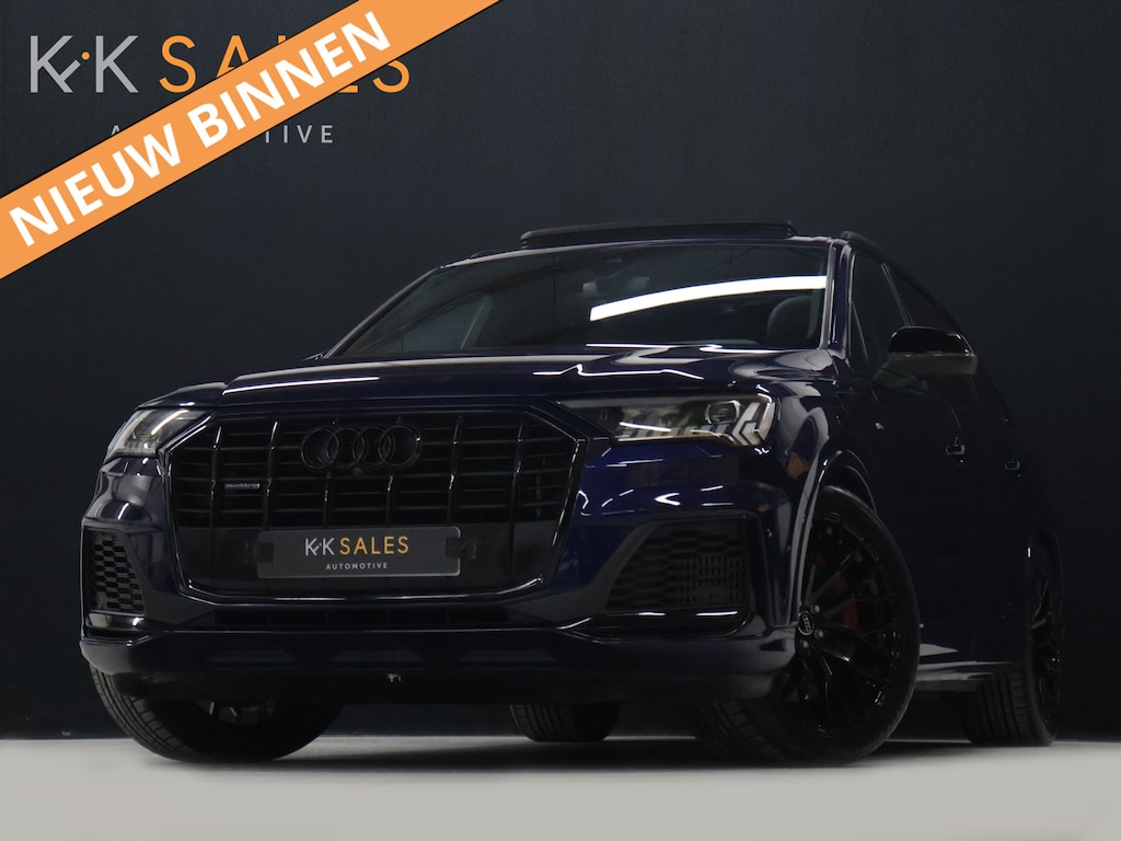Audi Q7 60 TFSI e quattro Competition [SCHUIFKANTELDAK, APPLECARPLAY, ANDROID, CRUISE CONTROL, STOELVERWARMING, MEMORY SEATS, HEAT UP DISPLAY, DIGITAL DASH, CAMERA, PDC V+A, ELEKTRISCHE ACHTERKLEP, HALF ALCANTARA, NIEUWSTAAT]