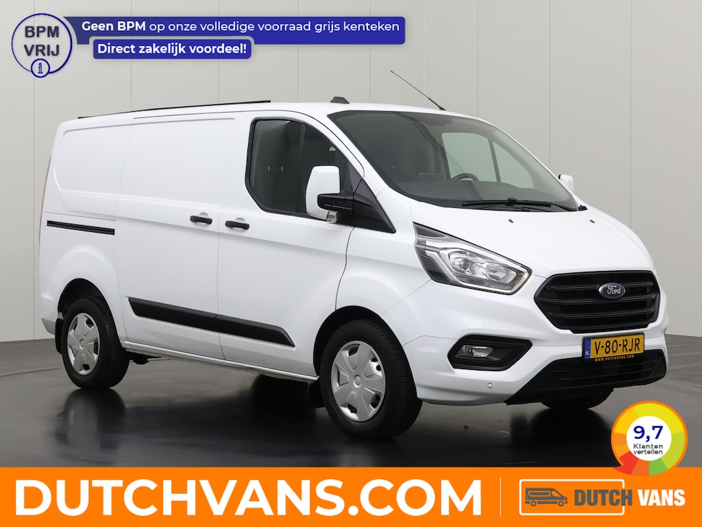 Ford Transit Custom 2.0TDCi 130PK Automaat | Multimedia | Navigatie | Airco | Cruise | 3-Zits | Betimmering