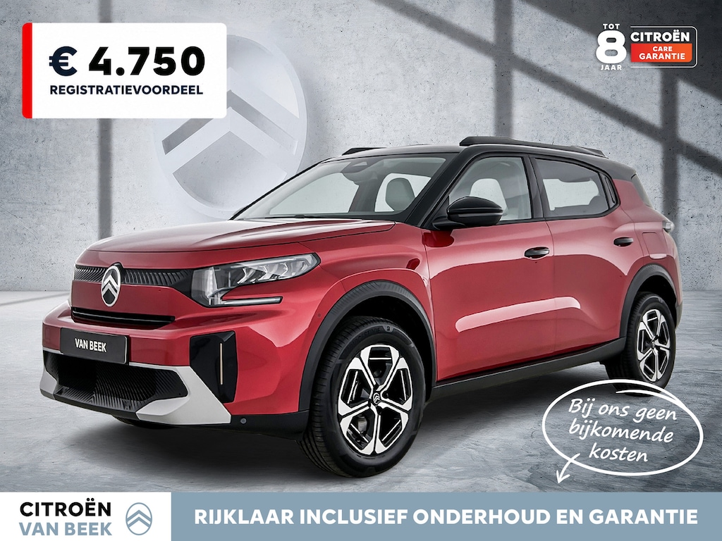 Citroën C3 Aircross Hybrid 145pk Automaat Max 7 persoons | 7 zitplaatsen | Achteruitrijcamera | Comfort Seats |