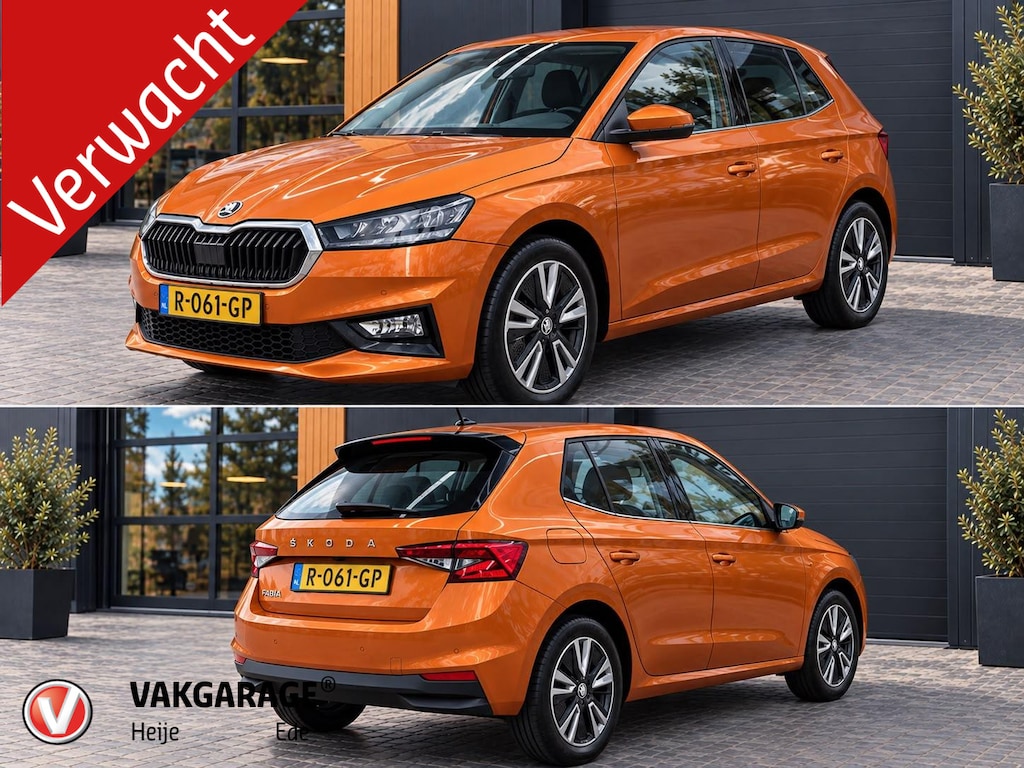 Skoda Fabia 1.0 TSI Business Edition | DSG Automaat | Cruise control adaptief | Phoenix orange | Digitaal instrumentenpaneel | NL-Auto |