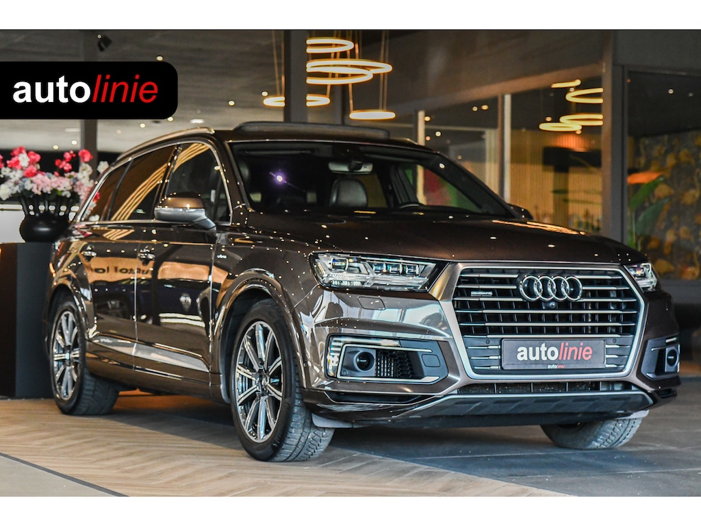 Audi Q7 3.0 TDI e-tron quattro S-Line, Trekhaak, Luchtvering, Pano, Bose, HUD, Camera, ACC, Memory, LED!