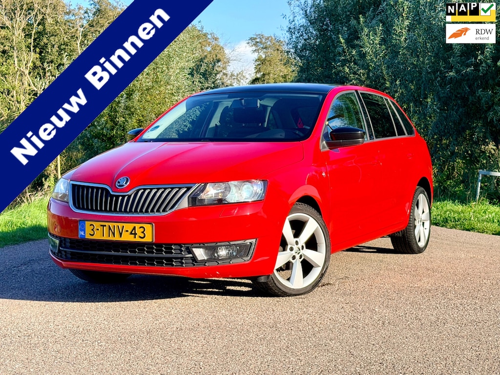 Skoda Rapid Spaceback 1.2 TSI Greentech Elegance Businessline Pro Pano Clima Cruise Control Navi DAB Xenon Stoelverwarming PDC NAP