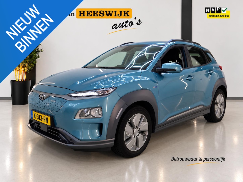 Hyundai Kona Electric EV Comfort smart 64 kWh SOH 96,9 % | 3 Fase laden | Parkeer senoren | Navigatie