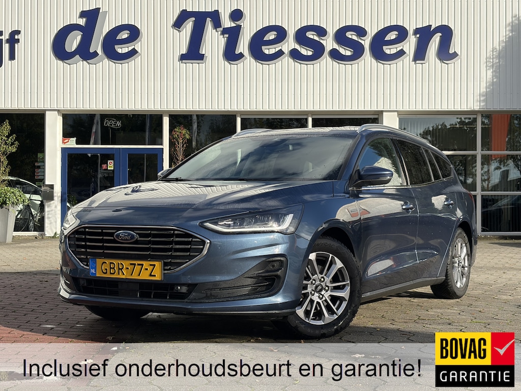 Ford Focus Wagon 1.0 EcoBoost Hybrid Titanium | AUTOMAAT | Carplay | PDC | Rijklaar met beurt & garantie!