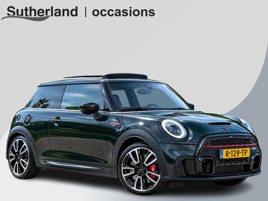 MINI John Cooper Works 3-Deurs 2.0 Essential 231 PK | BTW | Harman kardon | Leder | Panoramadak | Stuur & Stoelverwarming | Head-Up | Parkeersensoren | Full Options.