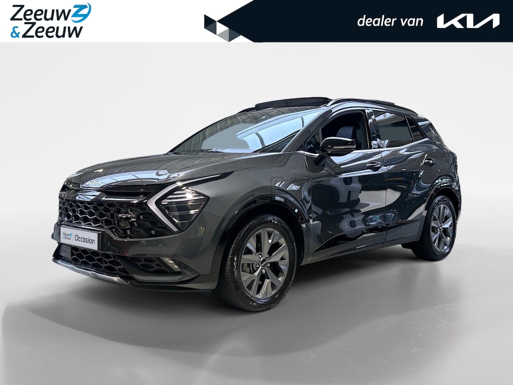 Kia Sportage 1.6 T-GDi Hybrid GT-Line | 1650 KG trekgewicht! | Elektrische Trekhaak + 13-Polige Stekker | Elektrisch verstelbare Voorstoelen | Elektrisch Schuif / Kanteldak | Elektrisch Bedienbare Achterklep | Stoel + Stuurverwarming | Apple Carplay / Android Auto | Licht + Regensensor | Parkeersensoren Voor + Achter | Camera Achter | Cruise Control Adaptief|