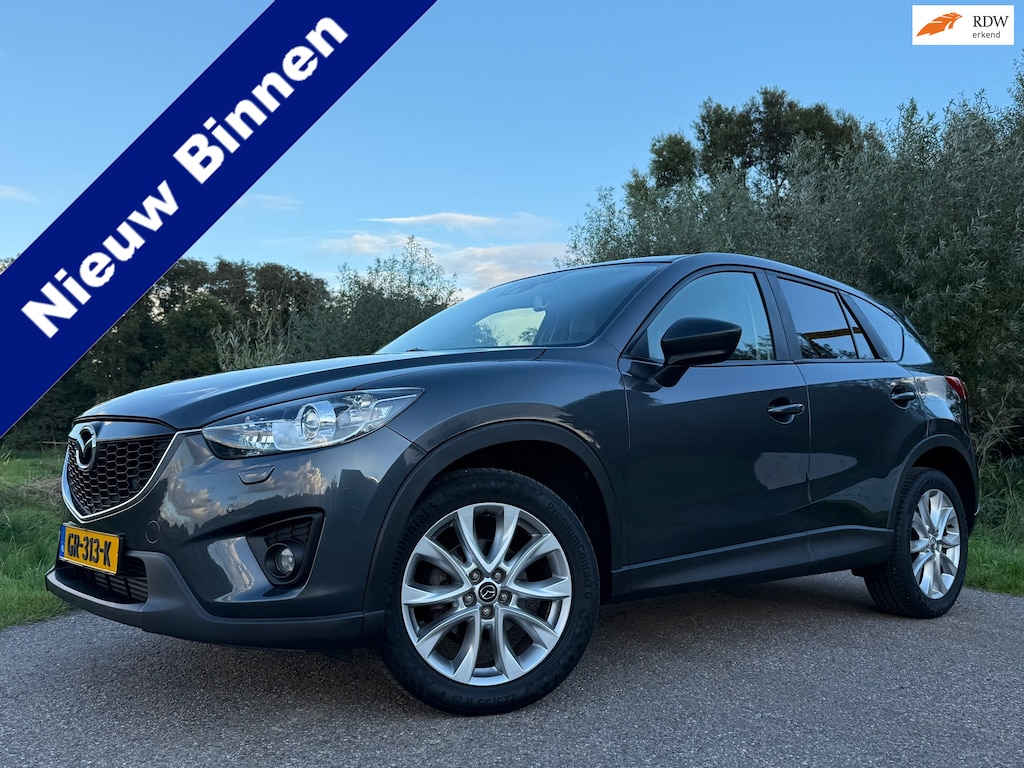 Mazda CX-5 2.2D HP GT-M 4WD Automaat | BOSE | Camera | Leder | Key-Less | Trekhaak | Navi | Clima | Stoelverwarming | PDC | Cruise