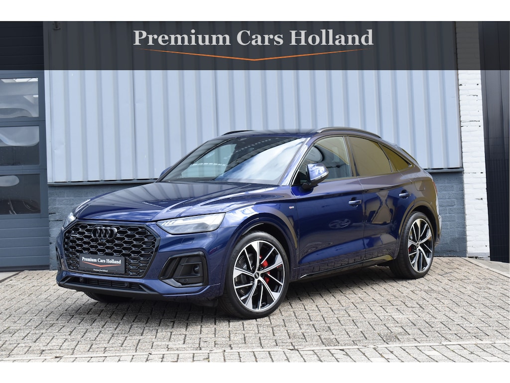 Audi Q5 Sportback 55 TFSI e S-Line 367 Pk Competition RS Leder Luchtvering Matrix Oled Keyless 21 Inch SQ5