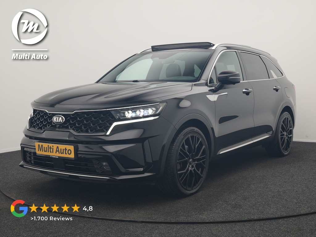 Kia Sorento 1.6 T-GDI 4WD ExecutiveLine PHEV 265pk Dealer O.H. | SOH 97,2% | Trekhaak Afn. | Panodak | Adaptive Cruise | Head Up | 360 Camera | Bose Audio | Lederen Sportstoelen Memory & Ventilatie | BLIS | Keyless | Stoelen & Stuur Verwarmd | Apple Carp Plug In Hybrid |