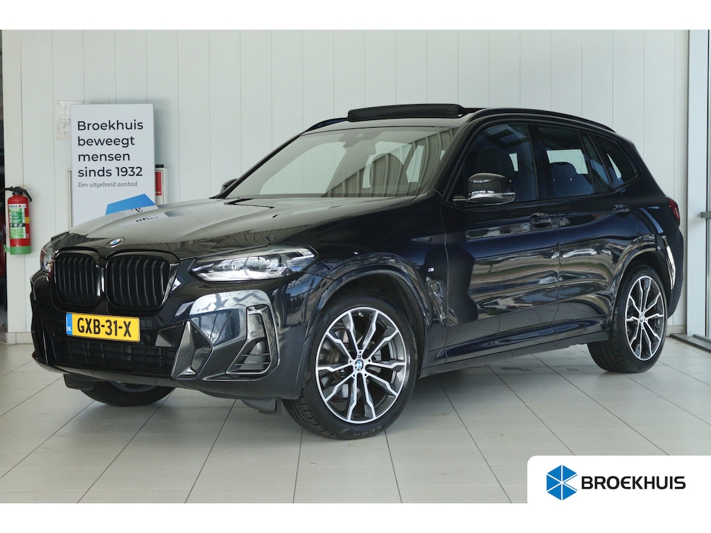 BMW X3 xDrive20i M-Sport Business Edition Plus | Cruise Control | Schuifdak | Camera | Stoelverwarming | HiFi | Leder | Navi | Carplay | Climate | Elektr. Klep | Keyless | 20 Inch