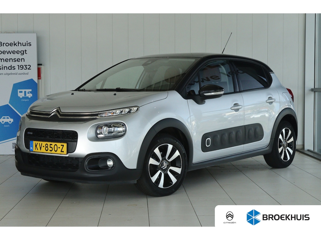 Citroën C3 1.2 81PK Shine | Cruise Control | Trekhaak | Camera | Navigatie | Carplay | Climate | Getint glas |