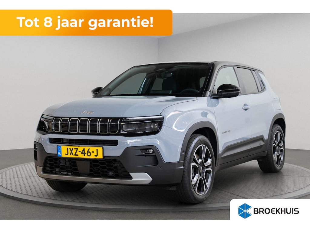 Jeep Avenger 54 kWh | Tot 8 Jaar Garantie | Warmtepomp | Navigatie | Stoelverwarming | Verwarmd Voorraam | Apple Carplay & Android Auto |