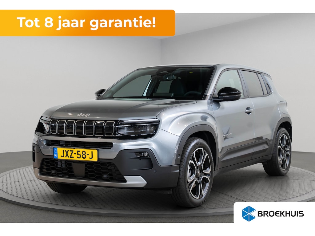 Jeep Avenger Summit 54 kWh | Tot 8 Jaar Garantie | Warmtepomp | Navigatie | Stoelverwarming | Verwarmd Voorraam | Apple Carplay & Android Auto |