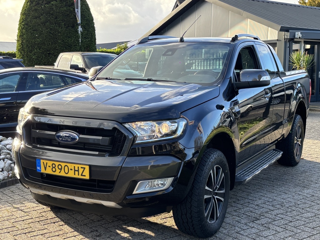 Ford Ranger 3.2 TDCI 200PK Wildtrak 2017 4X4 Zwart Pick-up