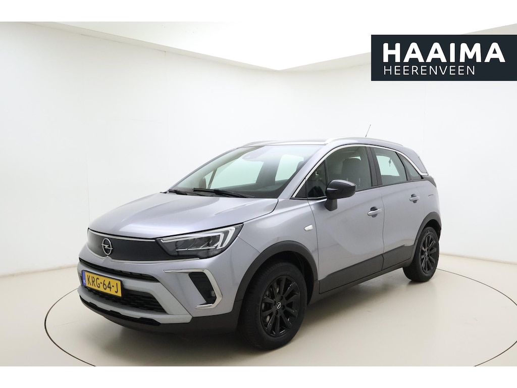 Opel Crossland 1.2 Turbo 110pk Elegance | Trekhaak | Navigatie | Achteruitrijcamera | Stoel- en stuurverwarming | Climate control | AGR Comfortstoel | Lichtmetalen velgen black