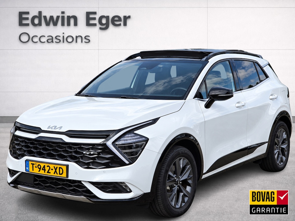Kia Sportage 1.6 T-GDi Hybrid GT-Line MHEV | Apple Carplay/Android | NL-Auto | Cruise control ad | Panorama | Led