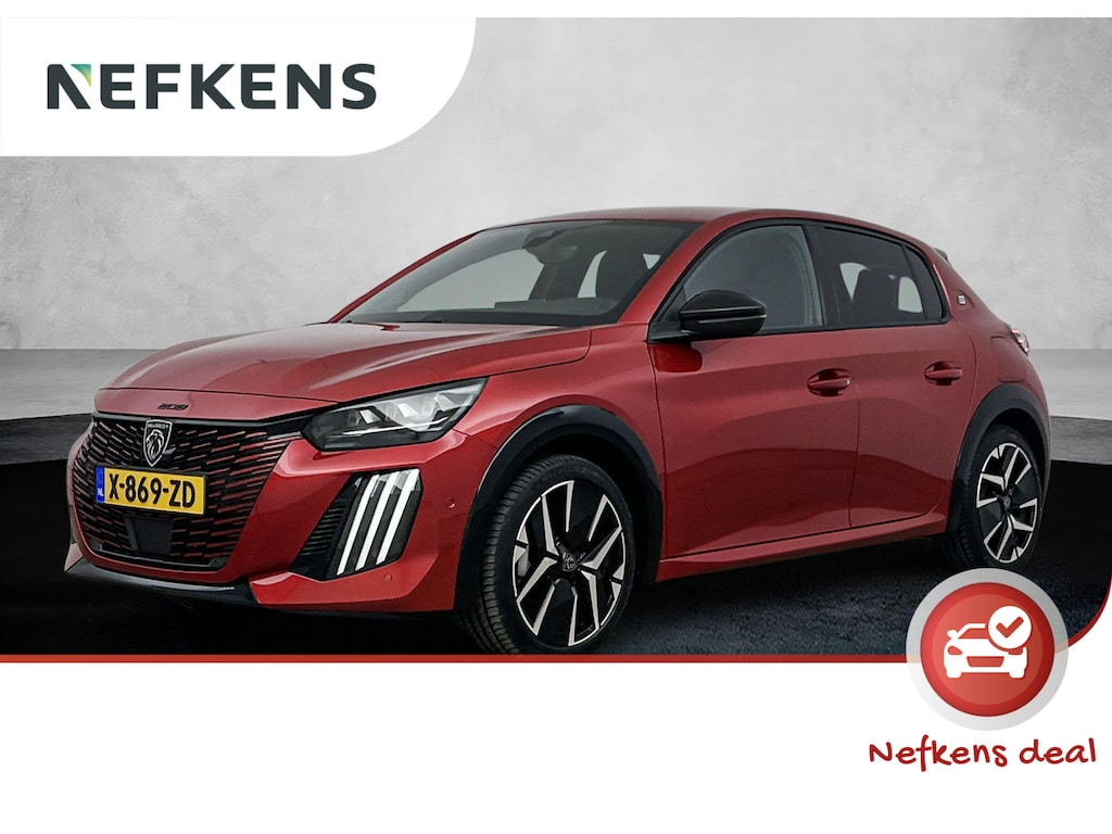 Peugeot e-208 GT 51kWh | 1ste eigenaar | ACCU 97% | LEER/Alcantara | Camera VOOR | Stoelverwarming | AUTOMAAT