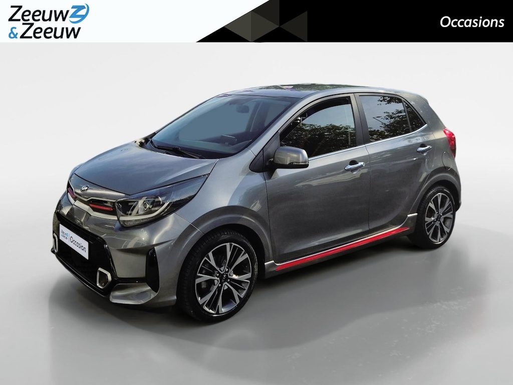 Kia Picanto 1.0 DPi GT-Line | Cruise Control | Climate Control | Camera | Navigatie | Lederen Bekleding | Stoelverwarming | Stuurverwarming |