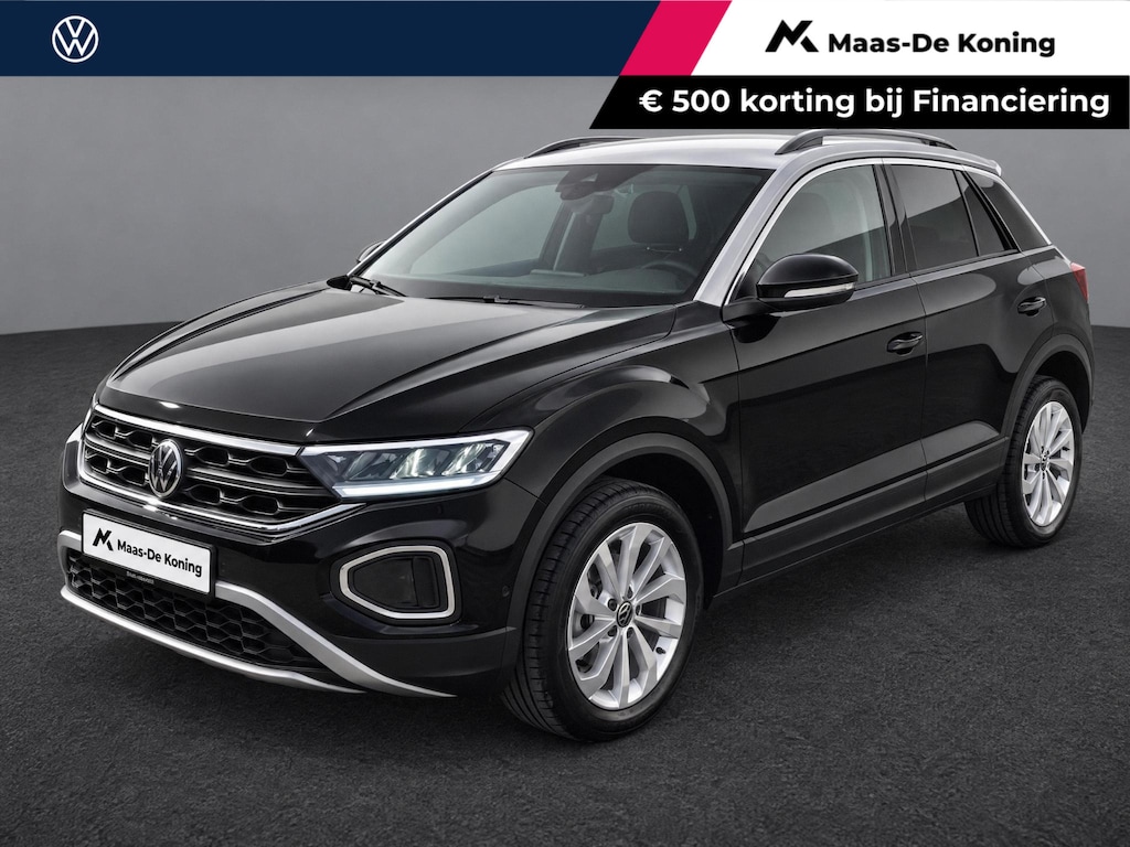 Volkswagen T-Roc 1.0TSI/115PK Life Edition · Apple/Android Car Play · Camera + Parkeersensoren · Keyless · Garantie t/m 29-05-2028 of 100.000km