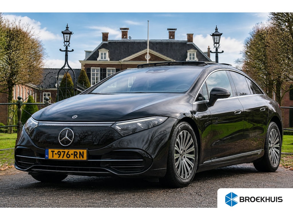 Mercedes-Benz EQS 450+ Business Line 108 kWh | PANODAK | 360° CAMERA | ADAPTIVE CRUISE | DODE HOEK | STOELVERWARMING + VERKOELING | AMBIENT VELICHTING | LEDER | MEMORY SEATS | LED