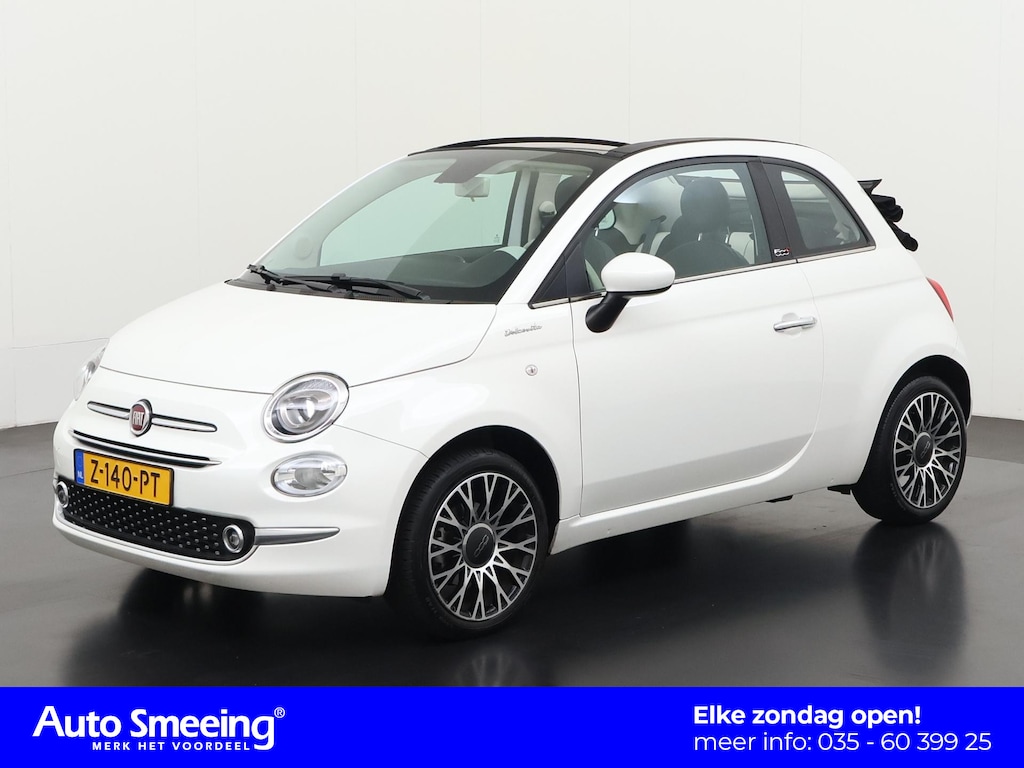 Fiat 500C 1.0 Hybrid Dolcevita | Navigatie | Apple/Android Carplay | Parkeersensor |Zondag Open!