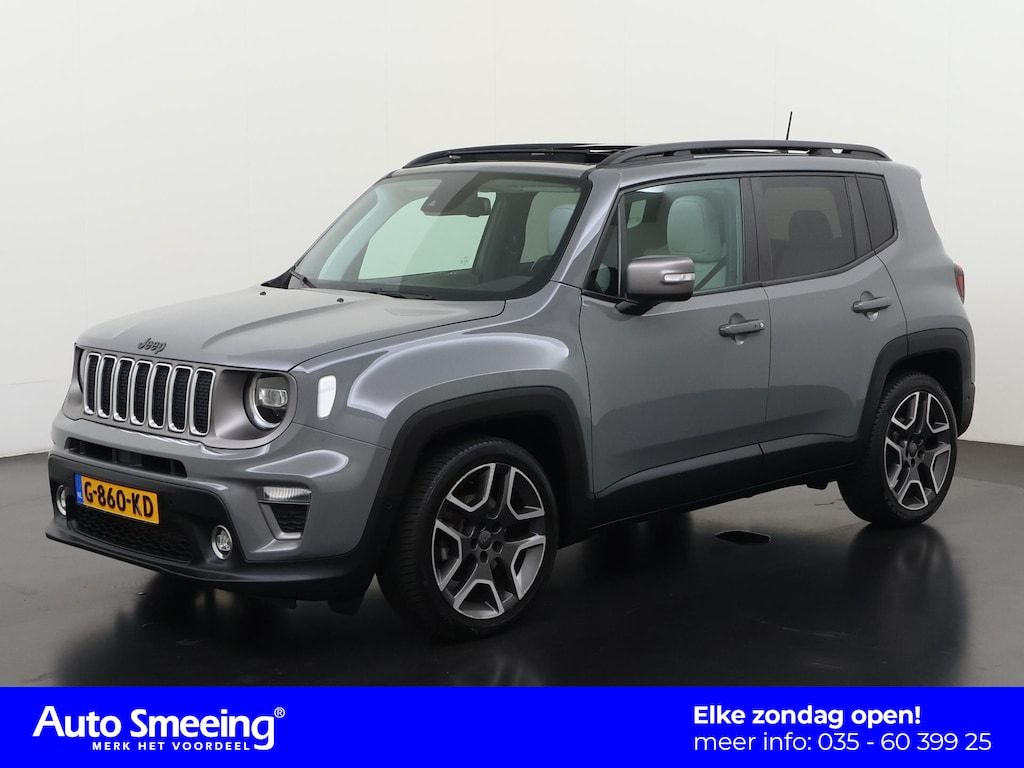Jeep Renegade 1.3T Limited | Panoramadak | Leder | ACC | Camera | Stoel/Stuurverwarming | Zondag Open!