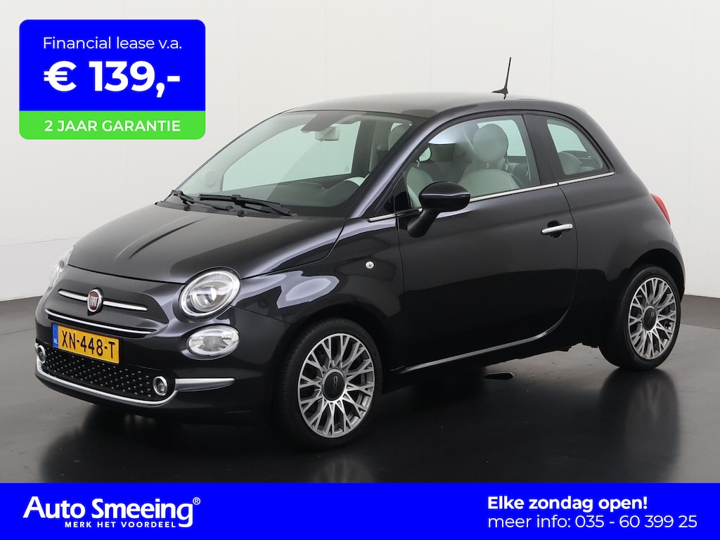 Fiat 500 0.9 TwinAir Turbo Lounge | Panoramadak | Navigatie | Parkeersensor | Zondag Open!