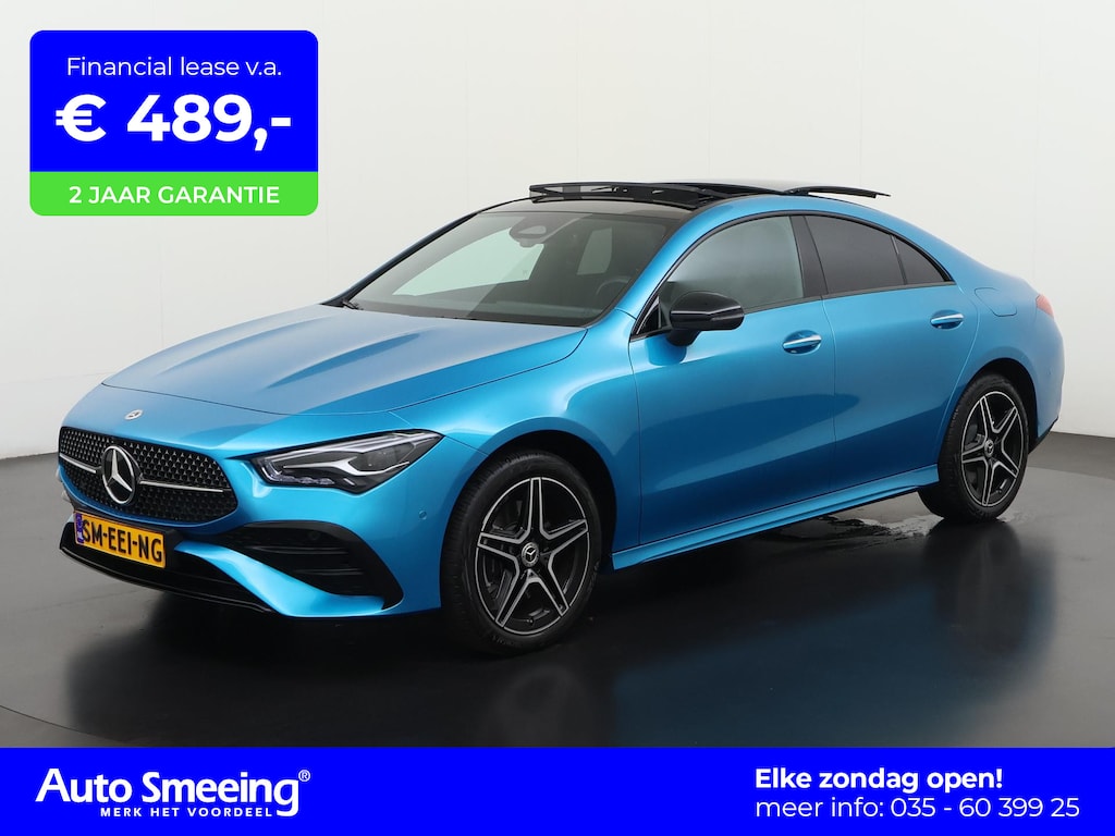 Mercedes-Benz CLA 250e AMG Night | Panoramadak | Dodehoek detectie | Trekhaak | Zondag open!