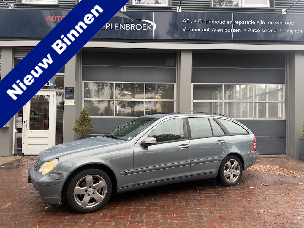 Mercedes-Benz C-klasse Combi 180 K. Classic Automaat,Trekhaak,Clima,18Inch 2004 Yongtimer goed onderhouden