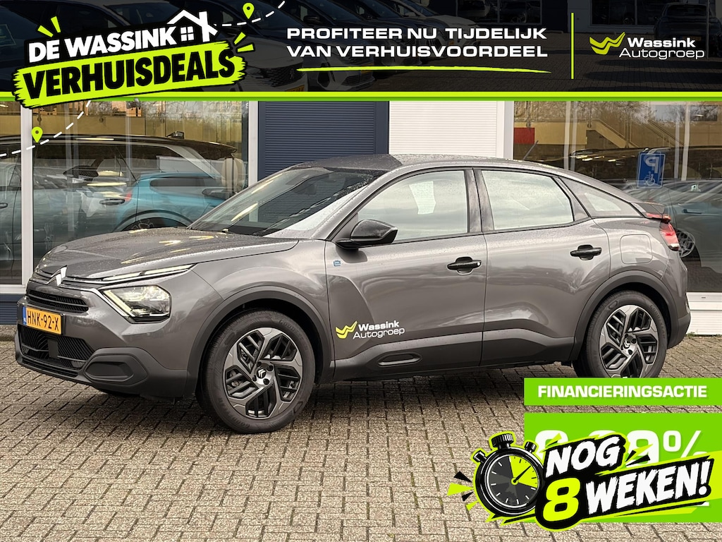 Citroën E-C4 EV I 50kWh 136pk You 3-Fase | Airconditioning | Cruise control | Parkeer Camera | Bluetooth | Apple Carplay & Android Auto |