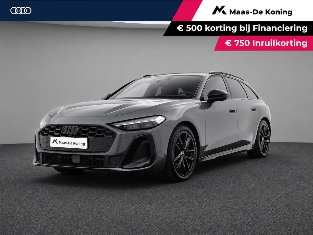 Audi A5 Avant 2.0 e-hybrid 299pk Quattro S Edition · Camera · Inklap. Trekhaak · ACC · Apple/Android Car Play · Zwart Optiek Pakket · Stoelverwarming · Garantie t/m 05-08-2029 of 100.000km · EXTRA INRUILKORTING ·