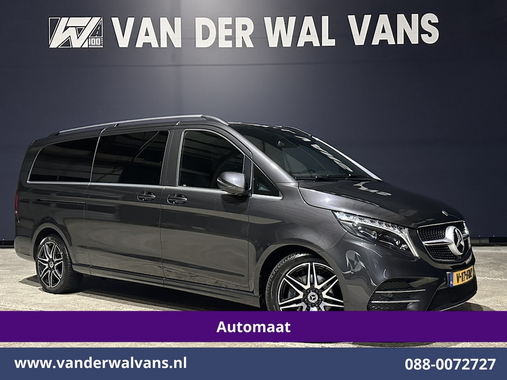 Mercedes-Benz V-klasse 300d 237pk 9G-Tronic Automaat L3H1 Dubbele Cabine Euro6 Airco | 5-Zits | 2x elektrische zijdeur | Camera | Navigatie | LED, Leder, LM Velgen, Apple Carplay, Android Auto, Adaptieve Cruisecontrol, Stoelkoeling/verwarming, Elektrisch bedienbare achterklep, Parkeersensoren