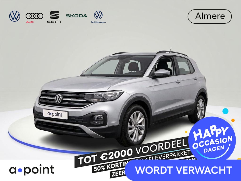 Volkswagen T-Cross 1.0 TSI Style 116pk | Airco automatisch | Parkeercamera | Cruise control adaptief | Dodehoekdetectie | LED koplampen | Lichtmetalen velgen 17"