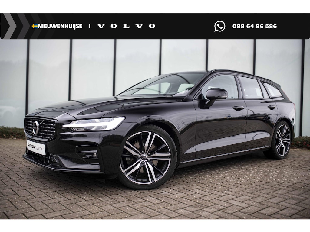 Volvo V60 2.0 B3 R-Design | Trekhaak | Adaptieve Cruise Control | Elekt. bestuurdersstoel + Geheugen | Keyless Entry & Drive | DAB | Parkeercamera | Apple Carplay & Android Auto |