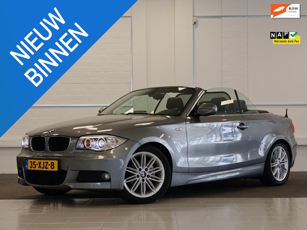 BMW 1-Serie Cabrio 118i High Executive M Sport Leder Xenon Windscherm