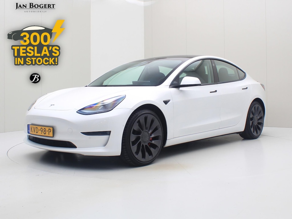 Tesla Model 3 Performance AWD 486pk 75 kWh FACELIFT [ AUTOPILOT+567KM WLTP+PREMIUM AUDIO ]