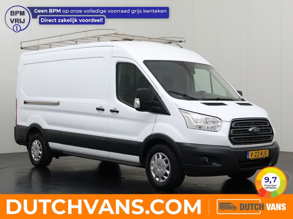 Ford Transit 2.0TDCi 130PK L3H2 | Imperiaal |Trekhaak | Kastinrichting | Navigatie | Airco | Cruise | 3-Zits |