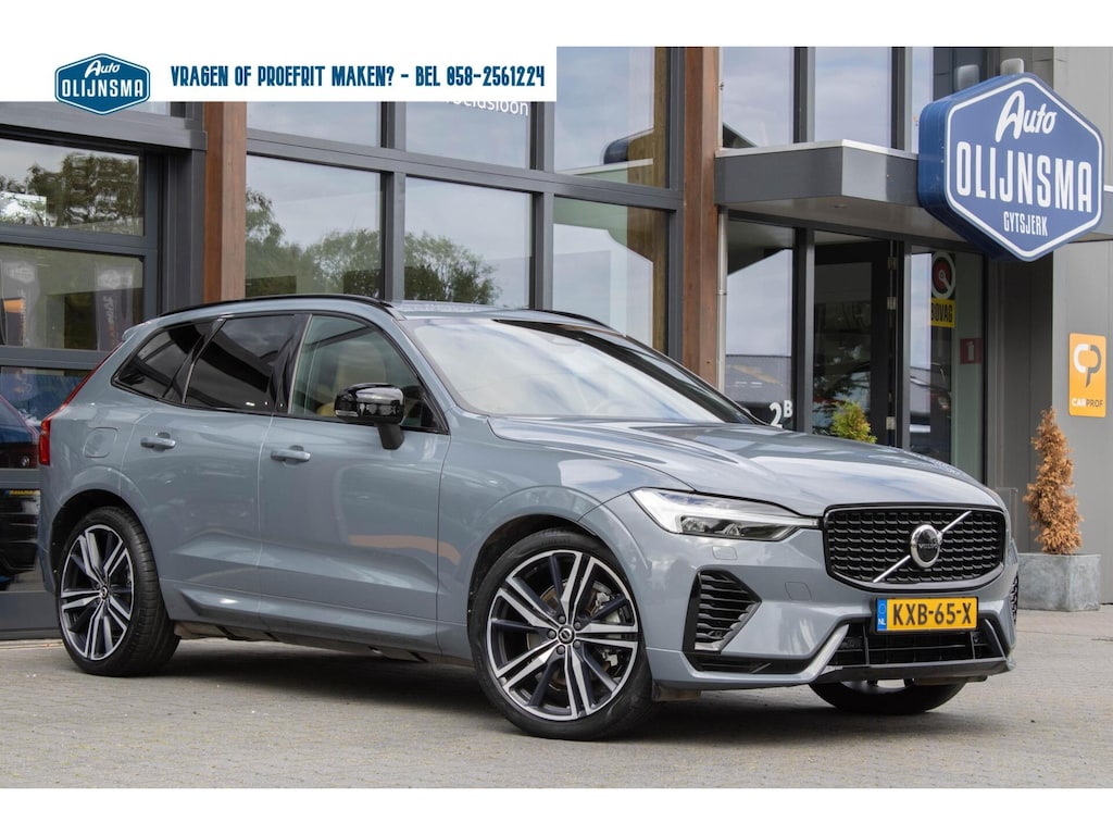 Volvo XC60 2.0 T6 PHEV Long range AWD Ultimate Dark|Luchtvering|Massage|Stoel+stuurverwarming|stoelverkoeling|HUD|Pano|Pilot assist|