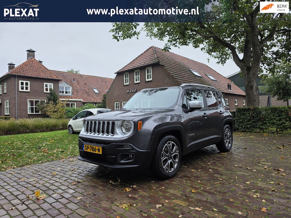 Jeep Renegade 1.4 MultiAir Limited Aut. | Panorama | DAB+ | Cruise Control | Camera | PDC | Lichtmetaal | NL. Auto | Historie |
