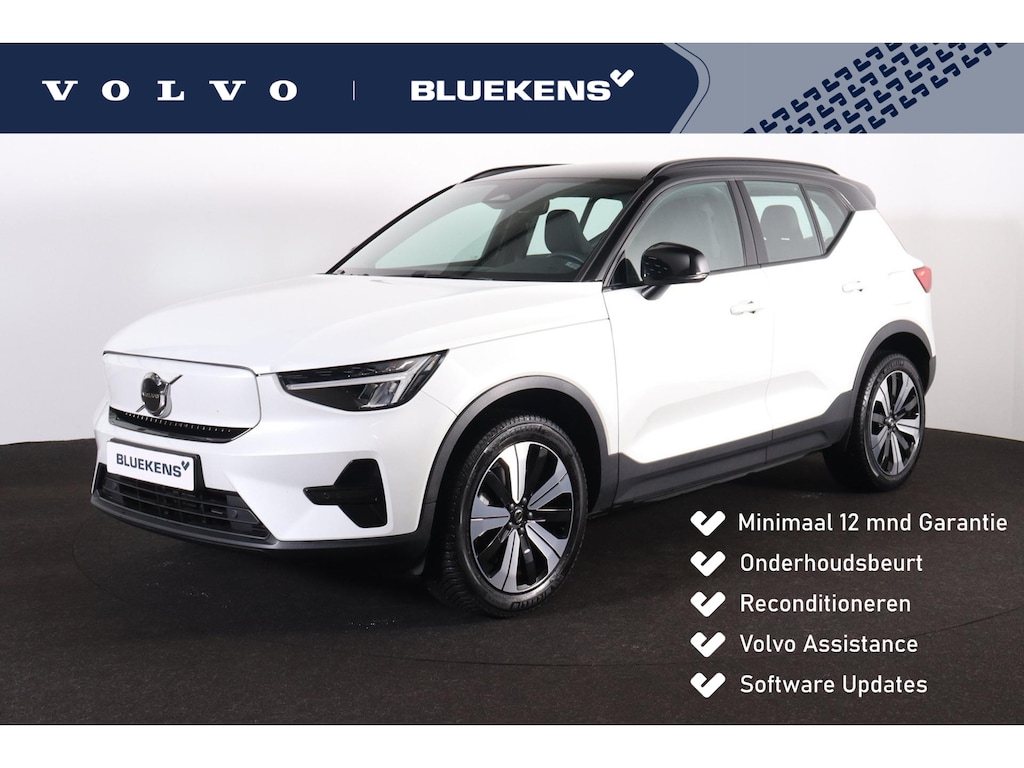 Volvo XC40 Recharge Plus 70 kWh - IntelliSafe Assist & Surround - Parkeercamera achter - Verwarmde voorstoelen & stuur - Parkeersensoren voor & achter - Draadloze tel. lader - Warmtepomp - Inklapbare trekhaak - 19' LMV
