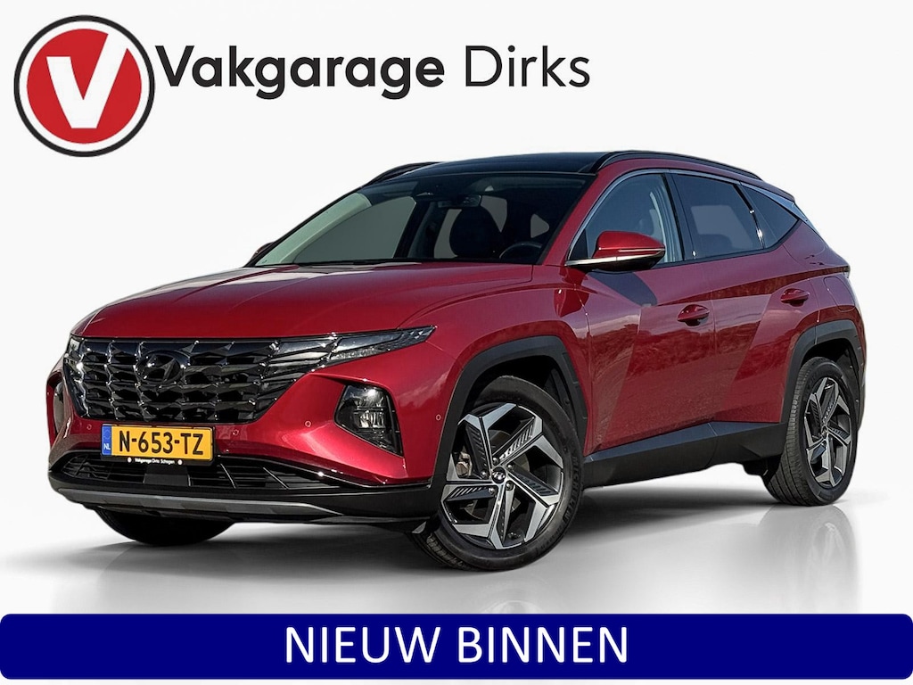 Hyundai Tucson 1.6 T-GDI HEV 230pk Premium Sky ✅ Pano ✅ Leder ✅ 360Cam